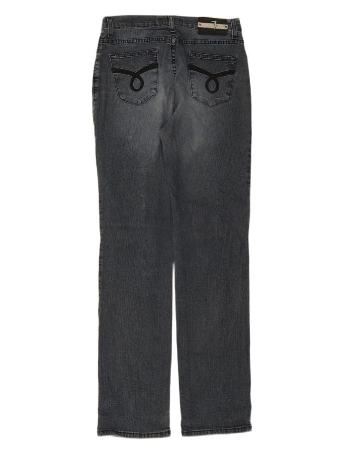 TRUSSARDI Womens Straight Jeans W29 L32 Navy Blue