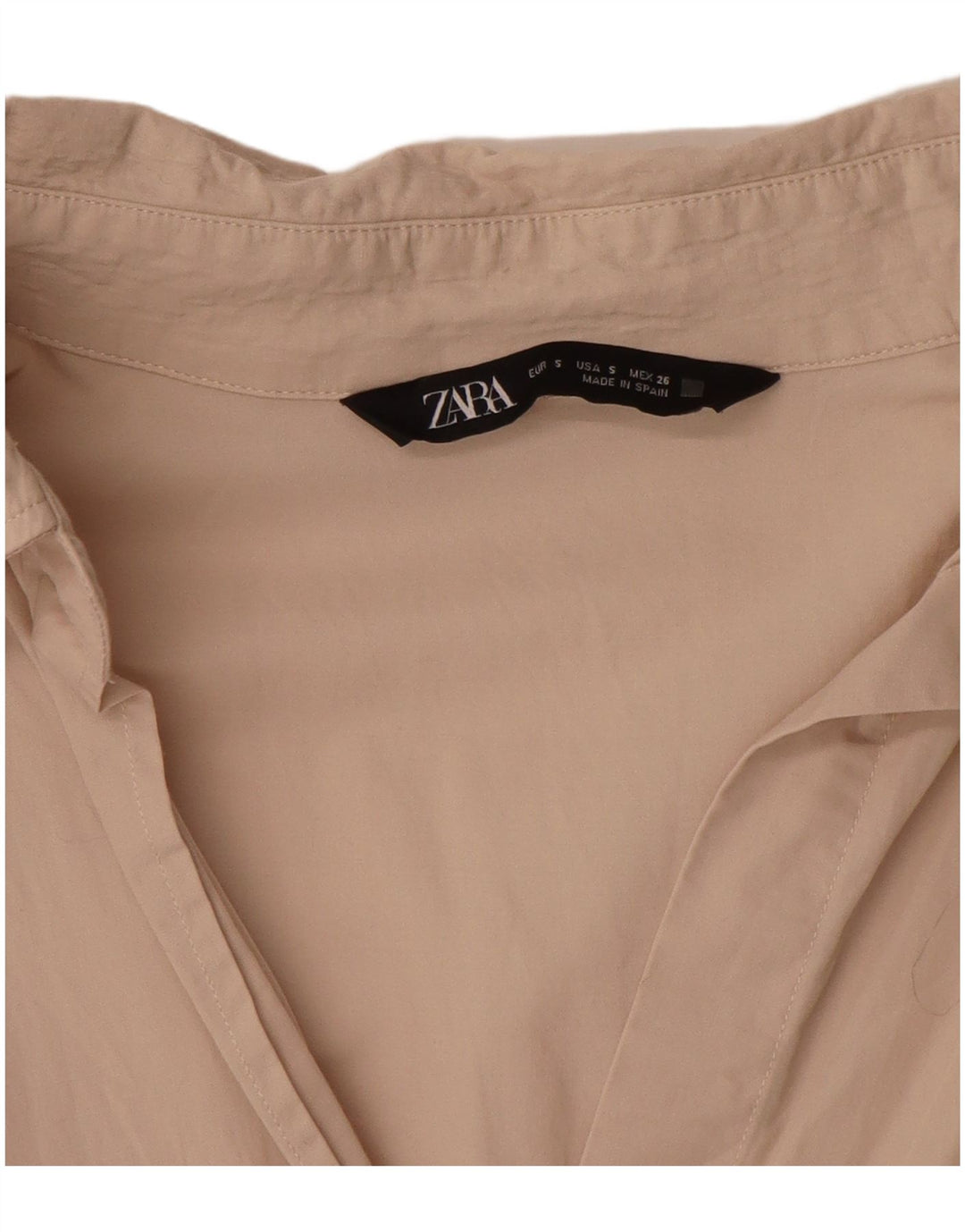 Damska koszula oversize Zara UK 10 Small Beżowa