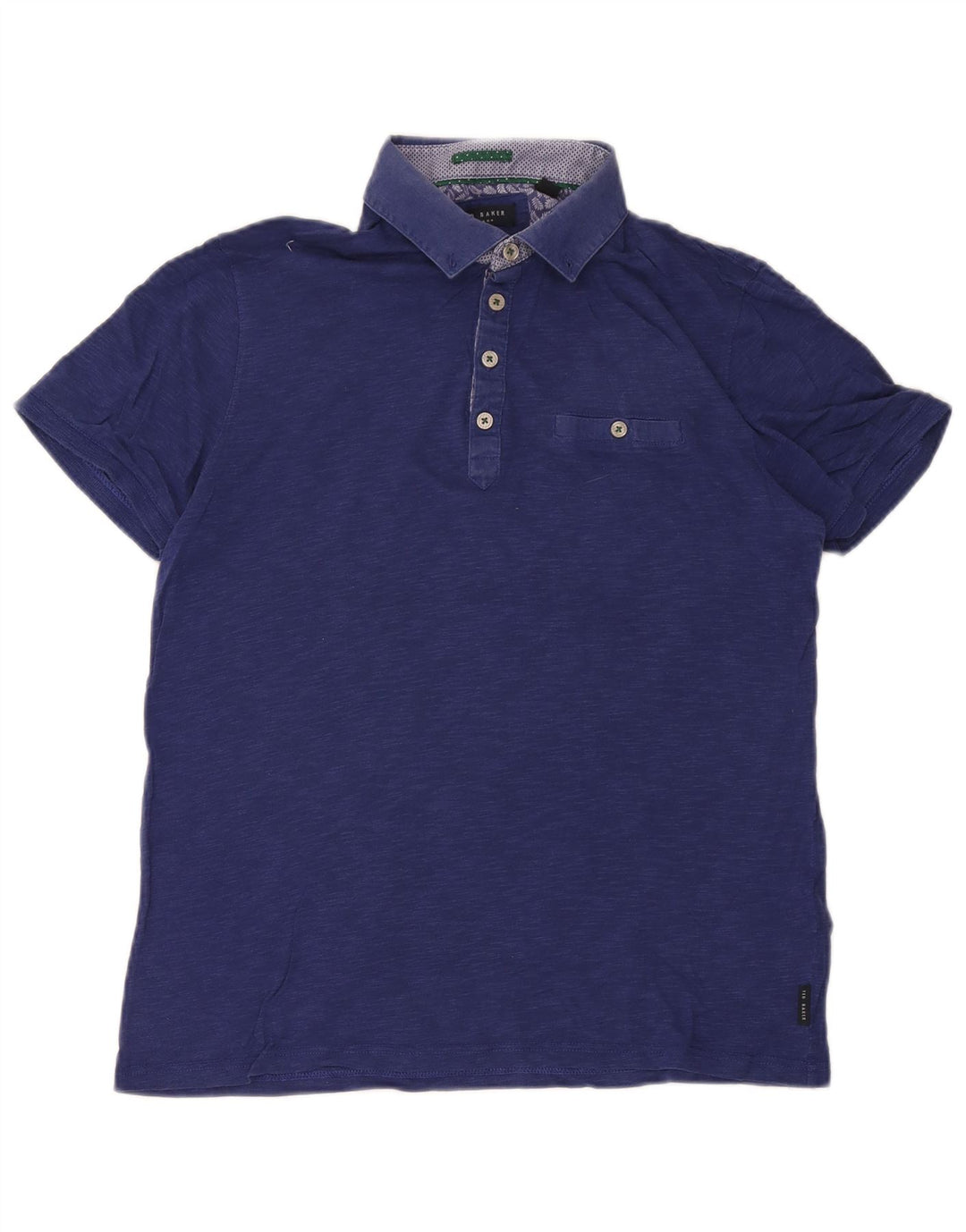 Męska koszulka polo Ted Baker, rozmiar 3, średnia, granatowa, bawełniana