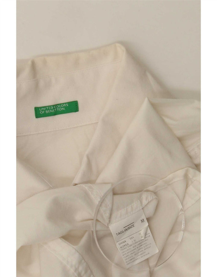 Koszula damska Benetton UK 12 Średnia biel