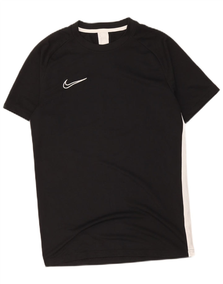 Damska koszulka Nike Dri Fit Top UK 14, poliester w kolorze średniej czerni