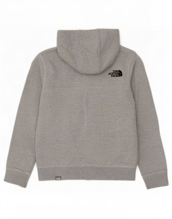 Dziewczęcy sweter z kapturem i zamkiem The North Face 10-11 lat, średnioszary, nakrapiany
