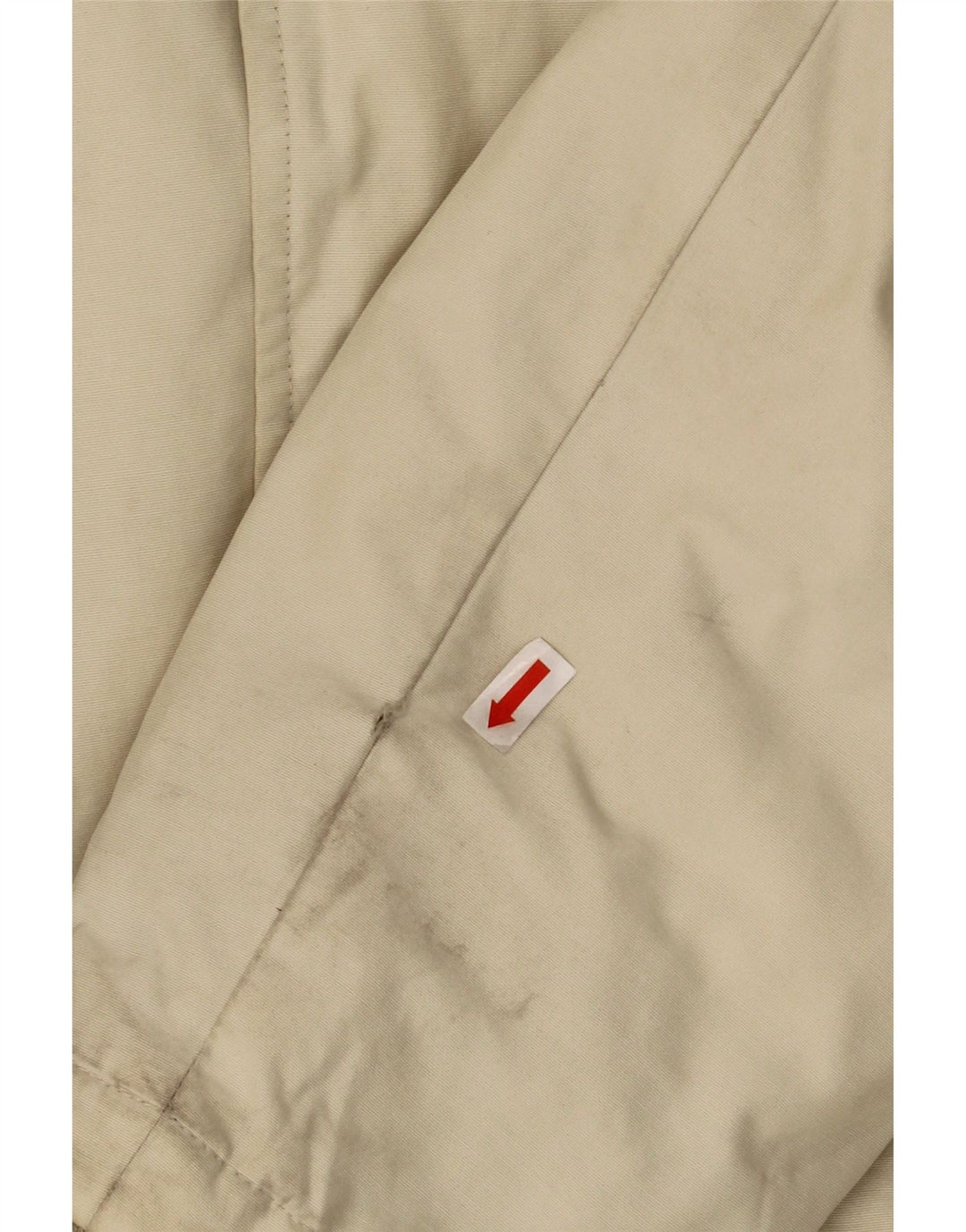 WOOLRICH Womens Hooded Windbreaker Jacket UK 14 Large  Beige Vintage Woolrich and Second-Hand Woolrich from Messina Hembry 