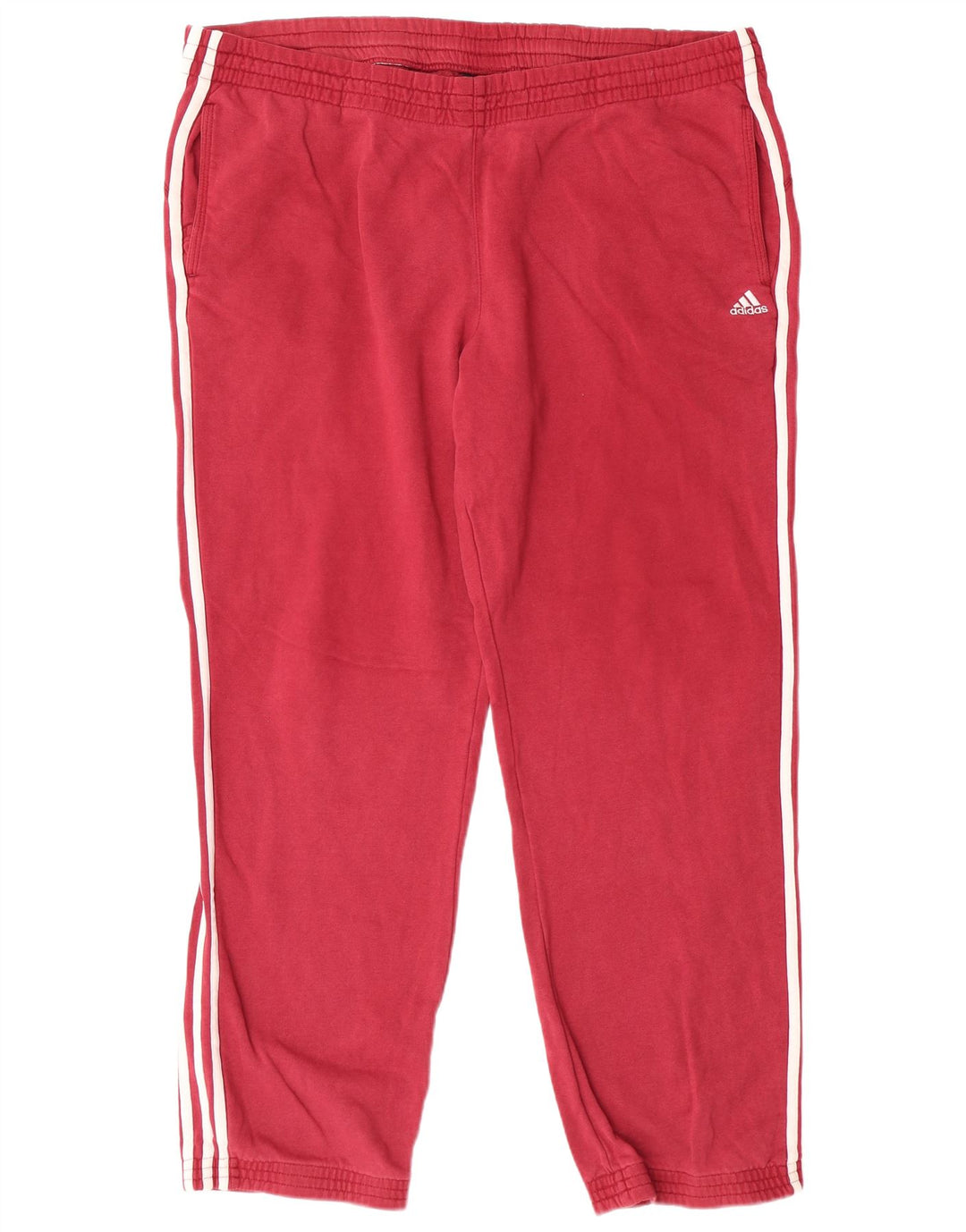 Męskie spodnie dresowe ADIDAS 2XL, bordowa bawełna