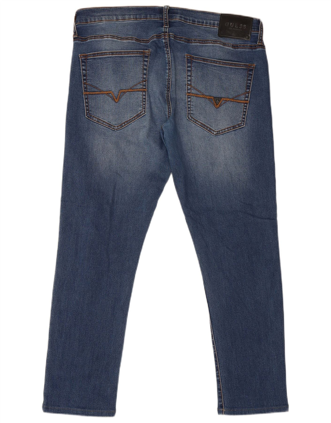 Guess Męskie jeansy slim W36 L28 Niebieskie bawełniane