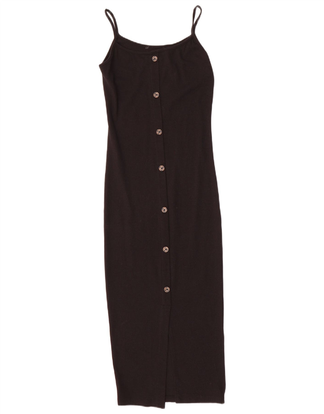 Vintage damska obcisła sukienka bez rękawów UK 8, mała czarna