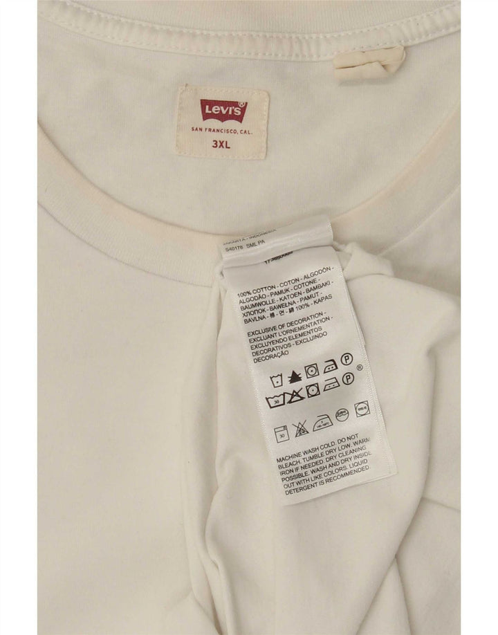 Koszulka męska Levi's Top 3XL Biała bawełna