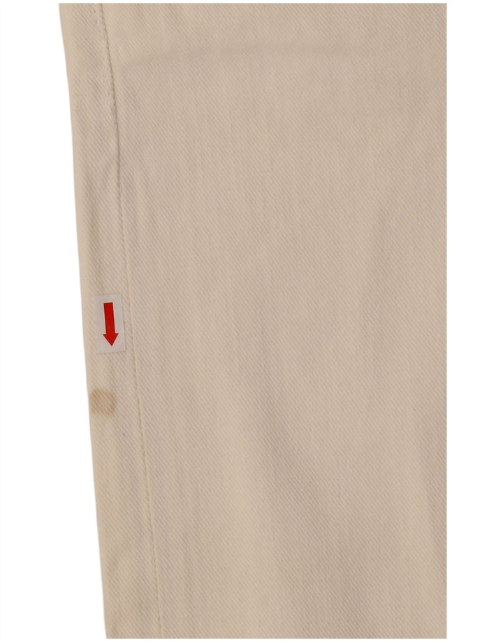 Damskie jeansy Gap W28 L34 w kolorze złamanej bieli, bawełniane