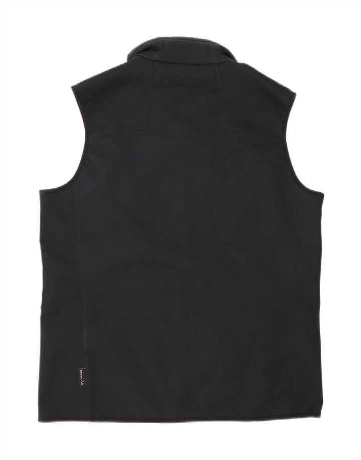 Kamizelka męska Jack Wolfskin UK 40, duża, czarna, poliester
