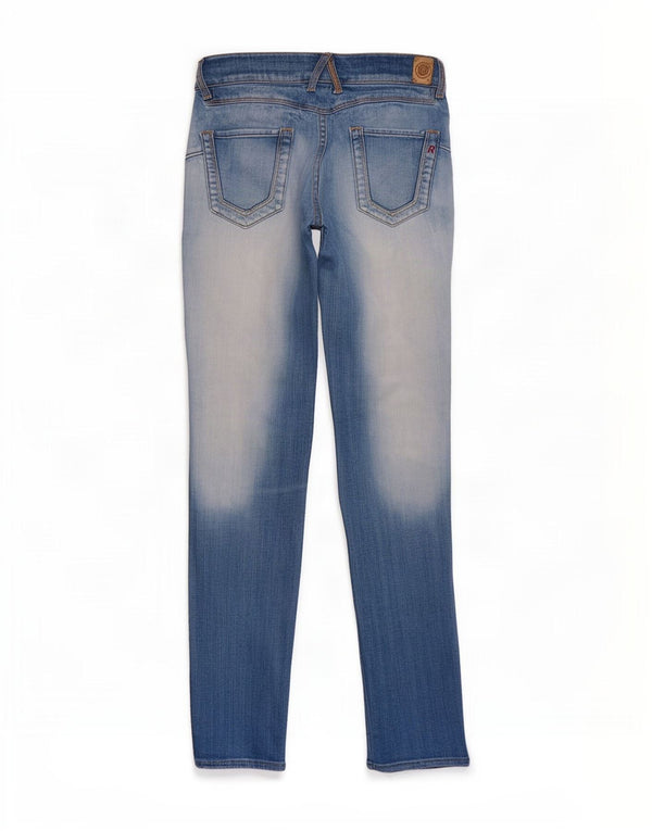 Damskie jeansy Skinny Replay W28 L30 Niebieskie