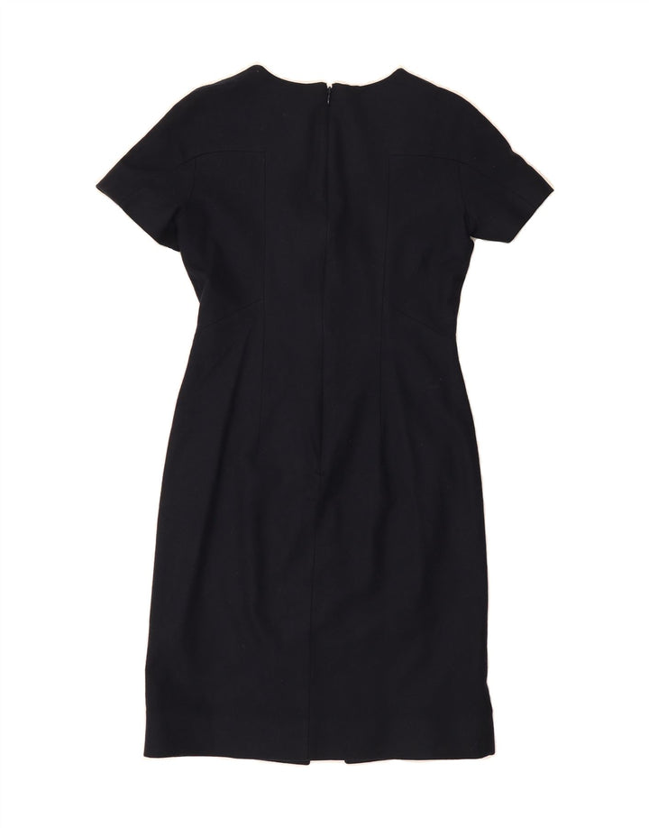 COS Womens Sheath Dress EU 36 Small Navy Blue Wool Vintage Cos and Second-Hand Cos from Messina Hembry 