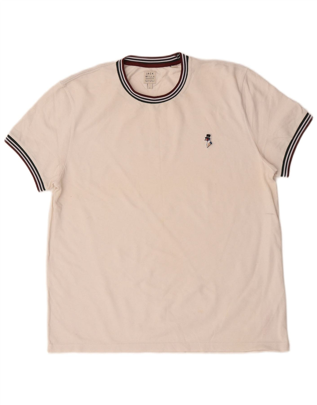 T-shirt męski Jack Wills, duży, biały, bawełniany