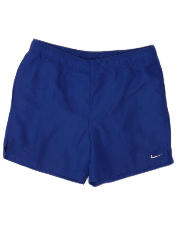 Męskie spodenki sportowe Nike Graphic Regular, małe, niebieskie, sportowe z poliestru