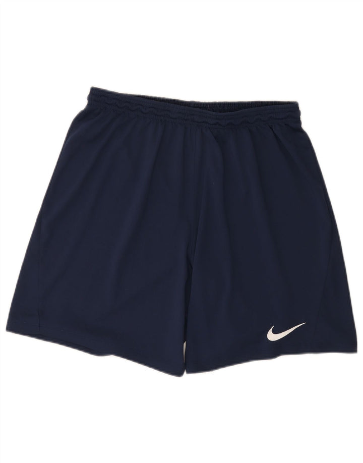 Męskie spodenki sportowe Nike Dri Fit XL, granatowe, poliestrowe