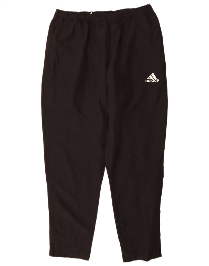 Męskie spodnie dresowe Adidas Aeroready, duże, czarne, poliestrowe