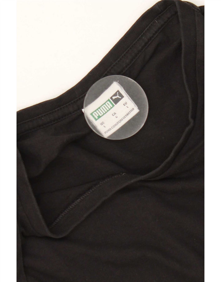 T-shirt męski Puma, duży, czarny