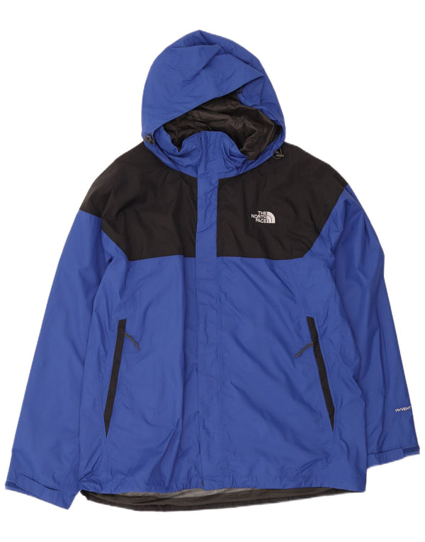 Męska kurtka przeciwdeszczowa z kapturem The North Face Hyvent UK 42 XL w kolorze niebieskim