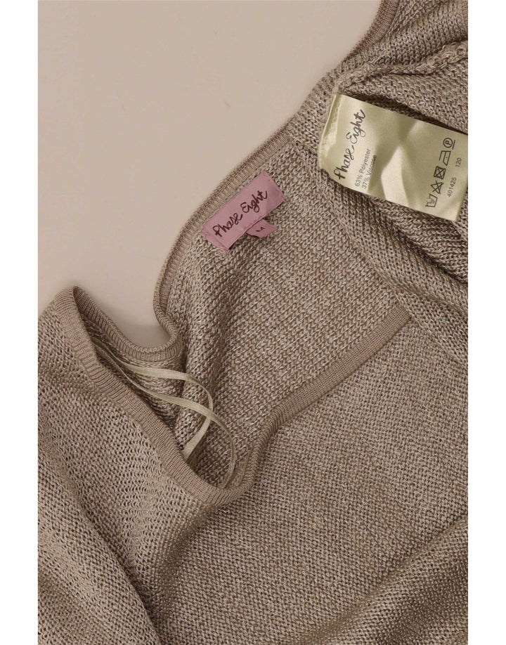 Phase Eight Damska bluzka oversize UK 14 Średni szary Poliester