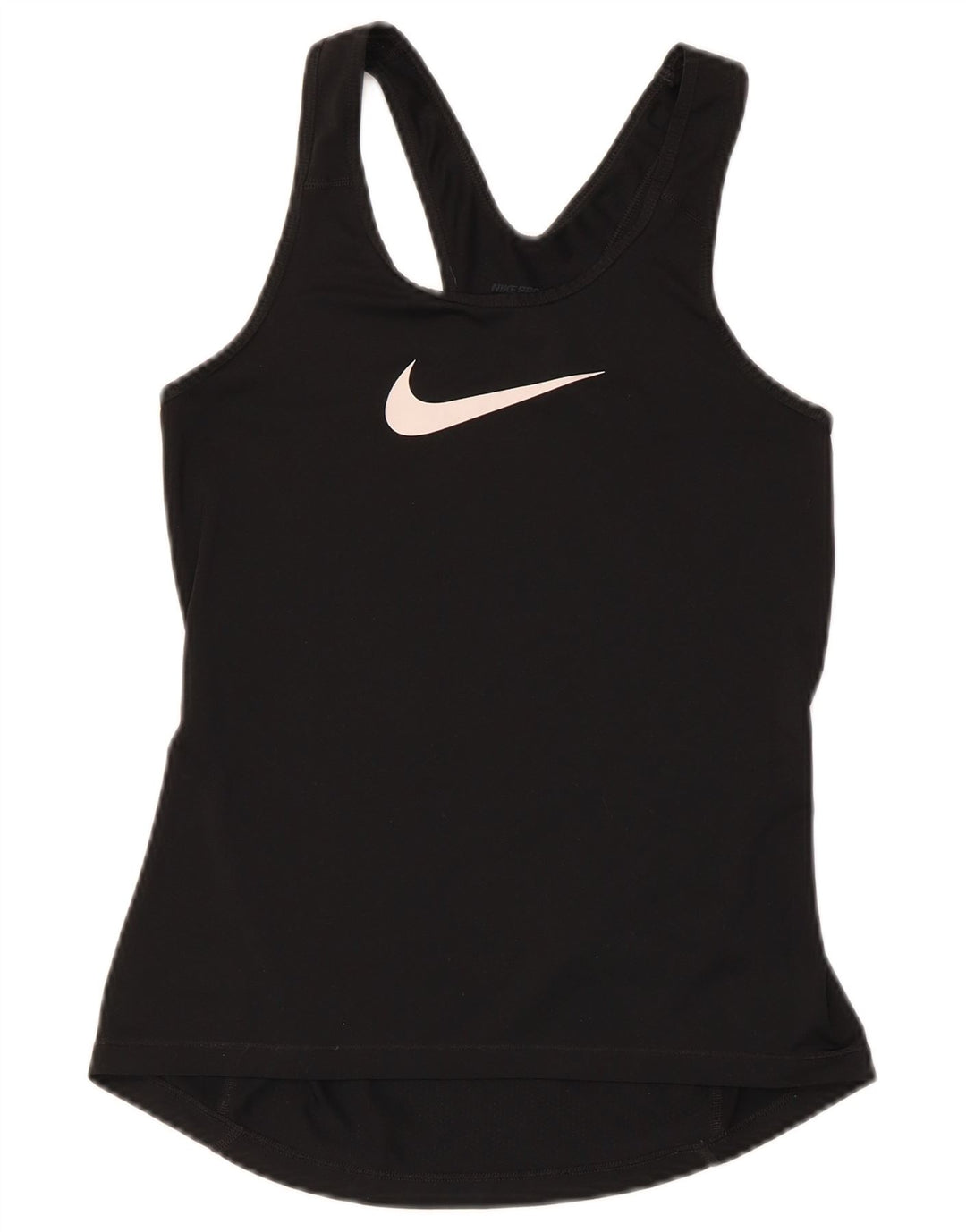 Damska kamizelka z grafiką Nike, UK 8, mała, czarna, poliester