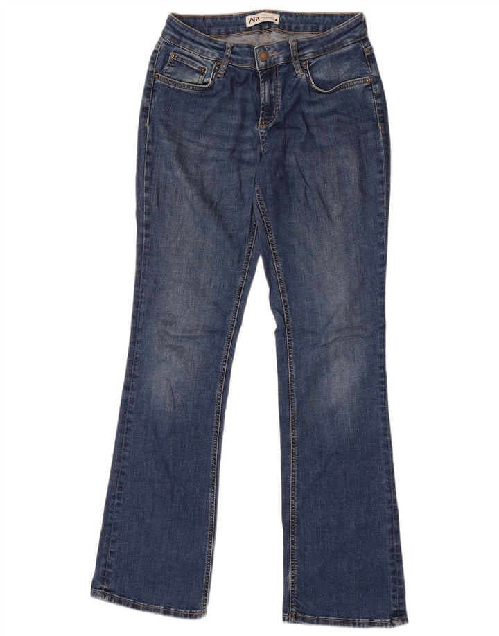 Damskie jeansy Bootcut Zara EU 40 Medium W30 L32 Niebieskie bawełniane