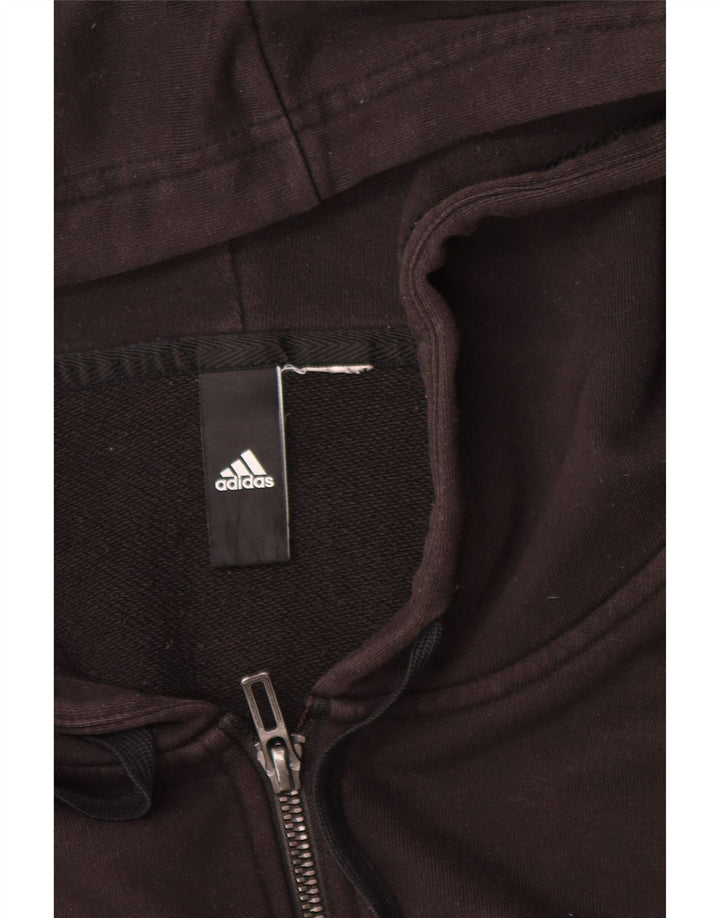 Męski sweter Adidas z zamkiem błyskawicznym 2XL w kolorze czarnym
