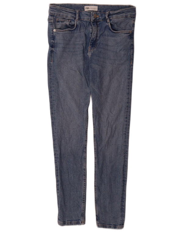 Damskie jeansy skinny Zara EU 38 Small W28 L28 Niebieskie