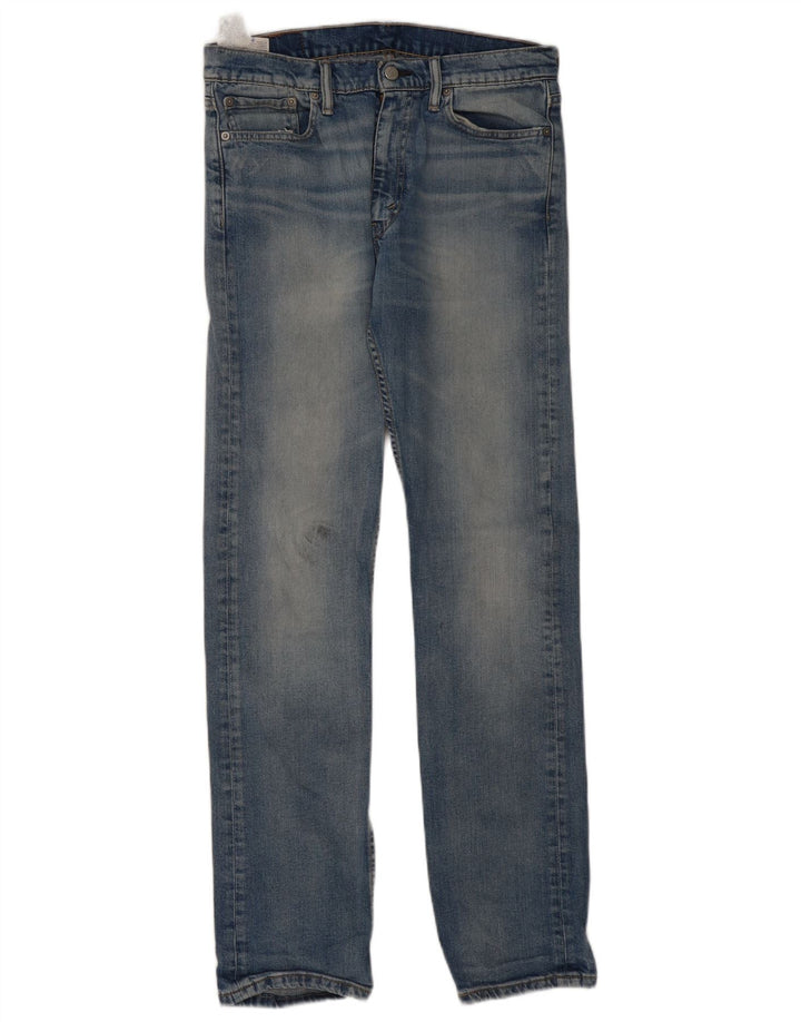 Męskie jeansy obcisłe LEVI'S 510 W32 L34 Niebieska bawełna