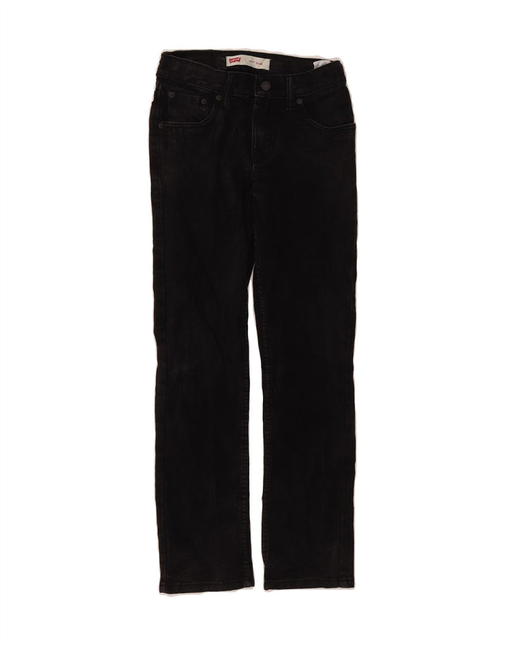LEVI'S Boys 511 Slim Jeans 11-12 Years W26 L26 Black Polyester Vintage Levi's and Second-Hand Levi's from Messina Hembry 