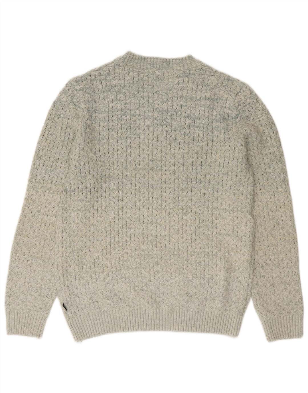 Męski sweter Jack & Jones z okrągłym dekoltem, duży, szary, akrylowy