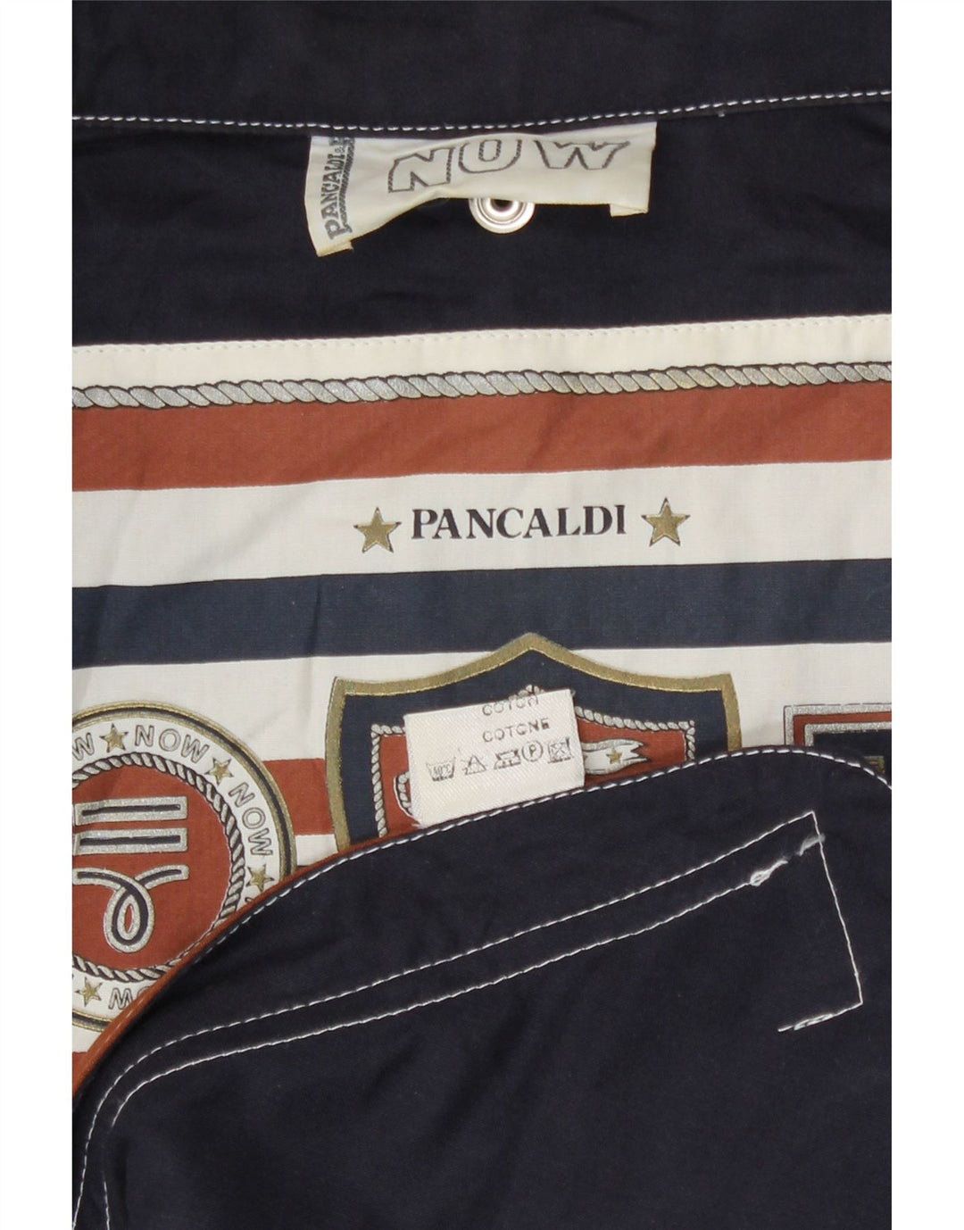 Męska kurtka bomber Pancaldi Liner UK 42 XL, granatowa, bawełniana