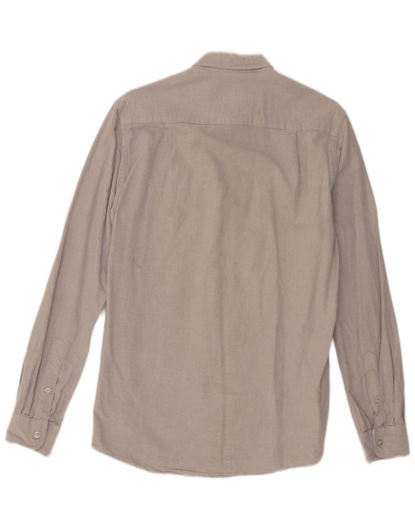 Koszula męska Crew Clothing Średnia szara bawełna