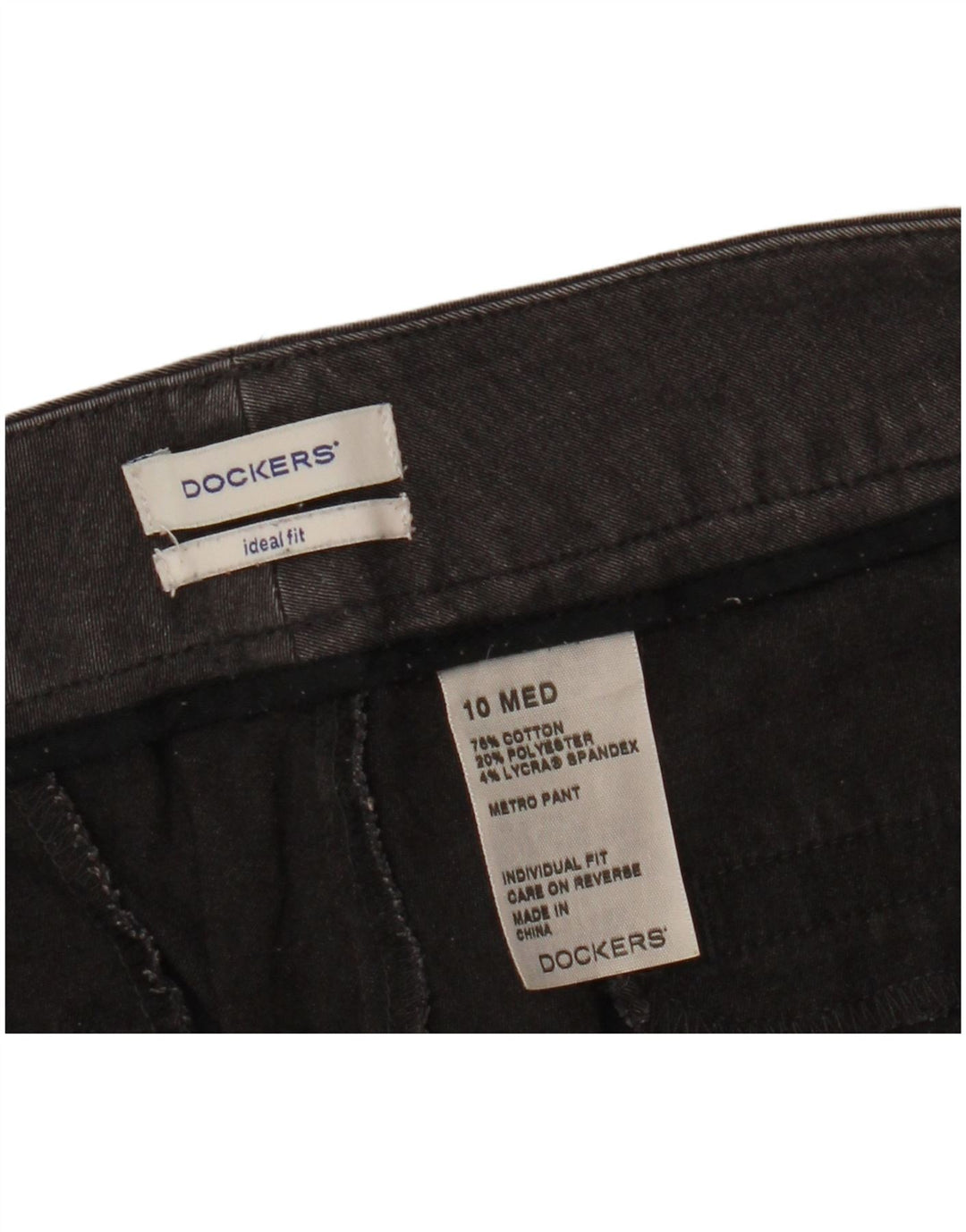 Spodnie damskie Dockers US 10 Large W32 L31 Szara bawełna