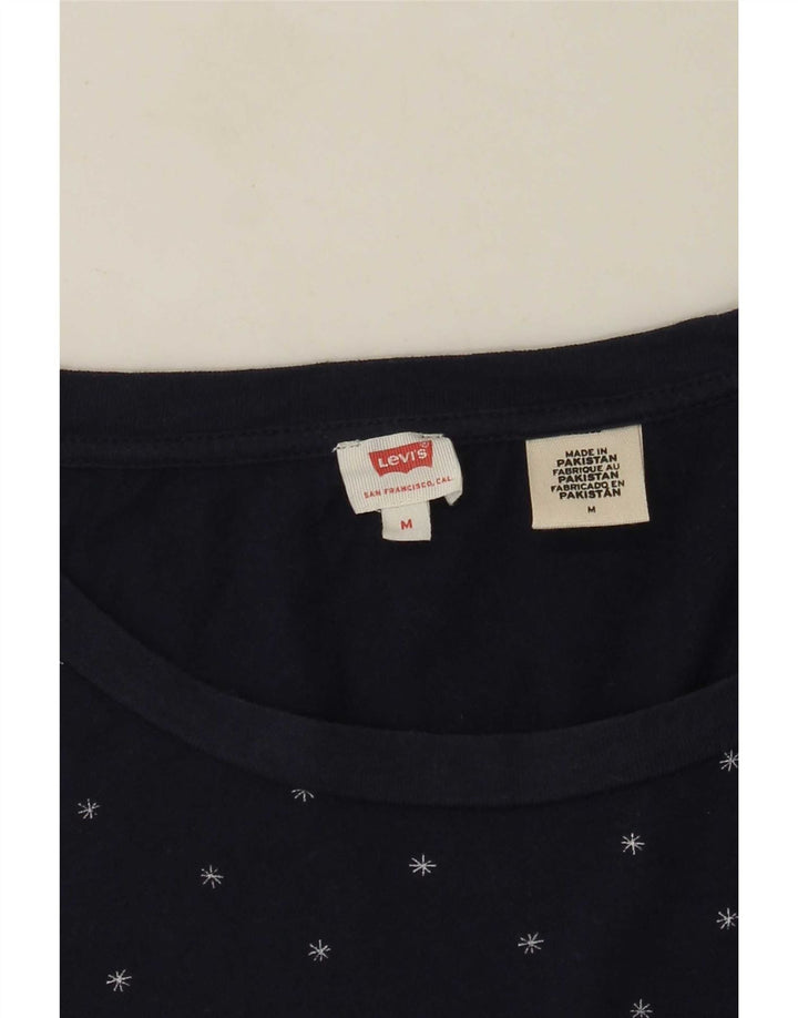 Koszulka damska Levi's Top UK 14 Średni granatowy w cętki