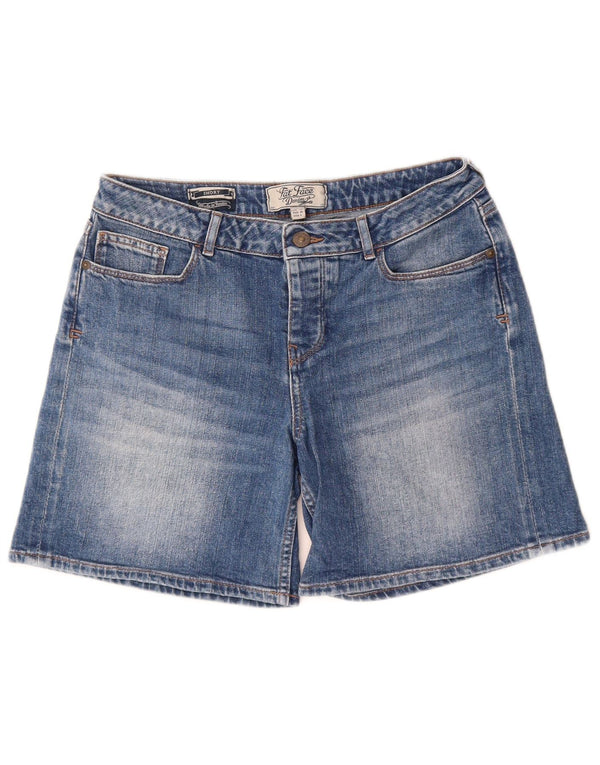 Damskie spodenki jeansowe Fat Face UK 10 Small W28 Niebieskie bawełniane