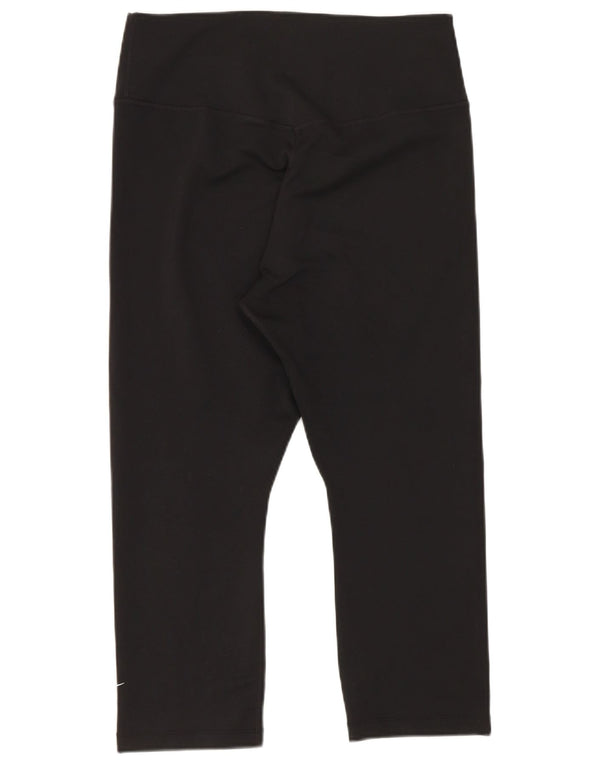 Damskie legginsy Nike Capri, średnie czarne