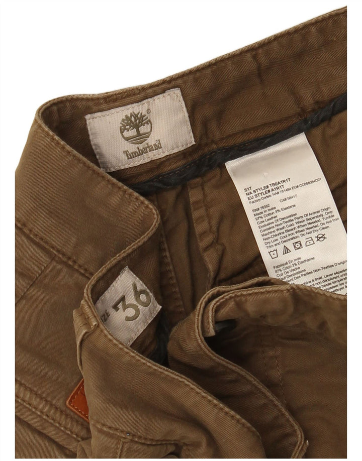 Męskie spodenki cargo Timberland W36, duże, brązowe, bawełniane