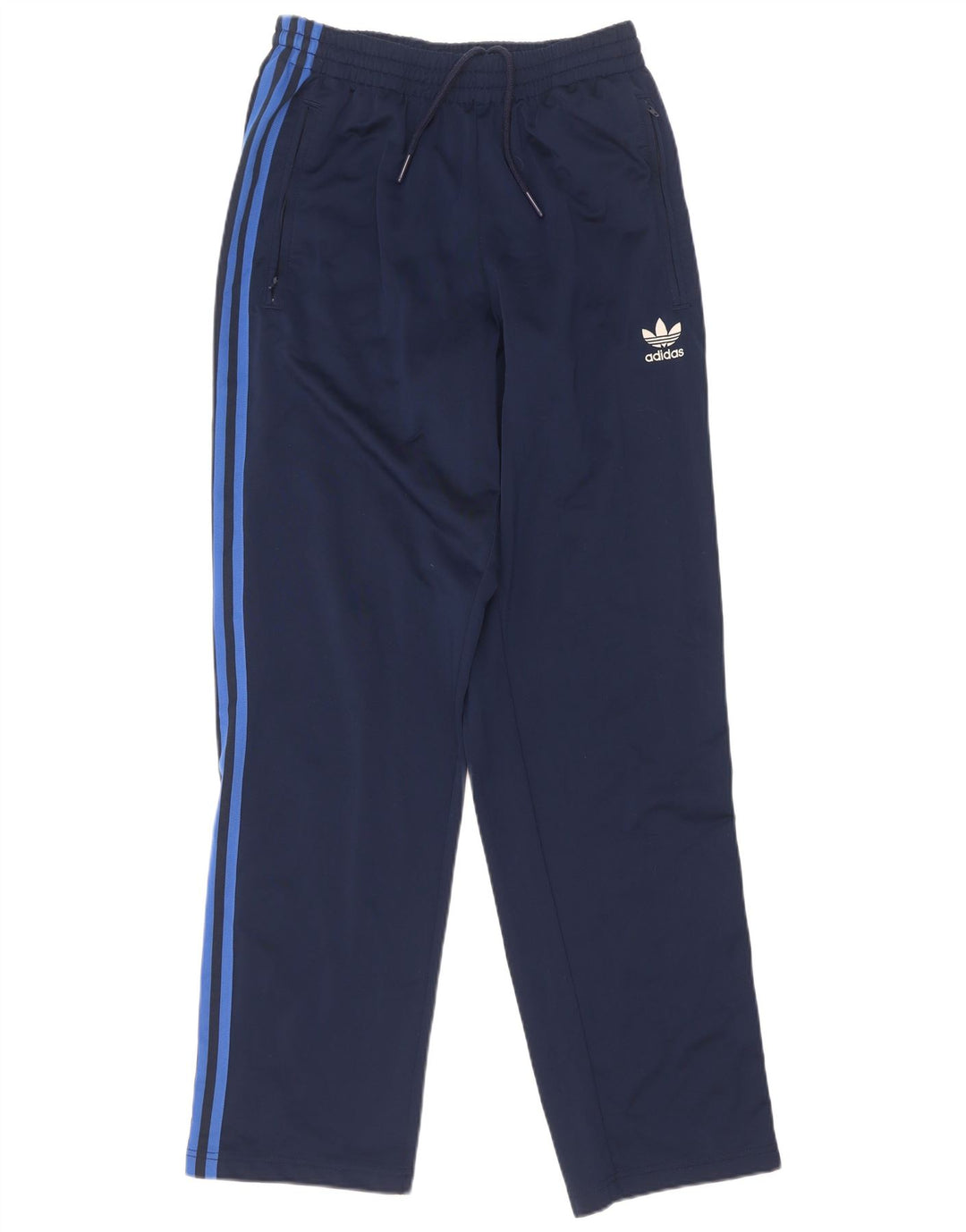 Męskie spodnie dresowe Adidas, małe, granatowe, poliestrowe
