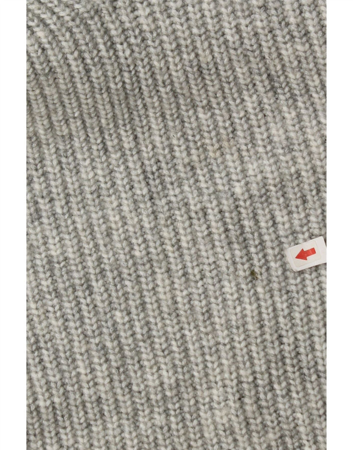 Marks & Spencer Damski sweter z dekoltem w kształcie litery V, UK 14, średni szary poliester
