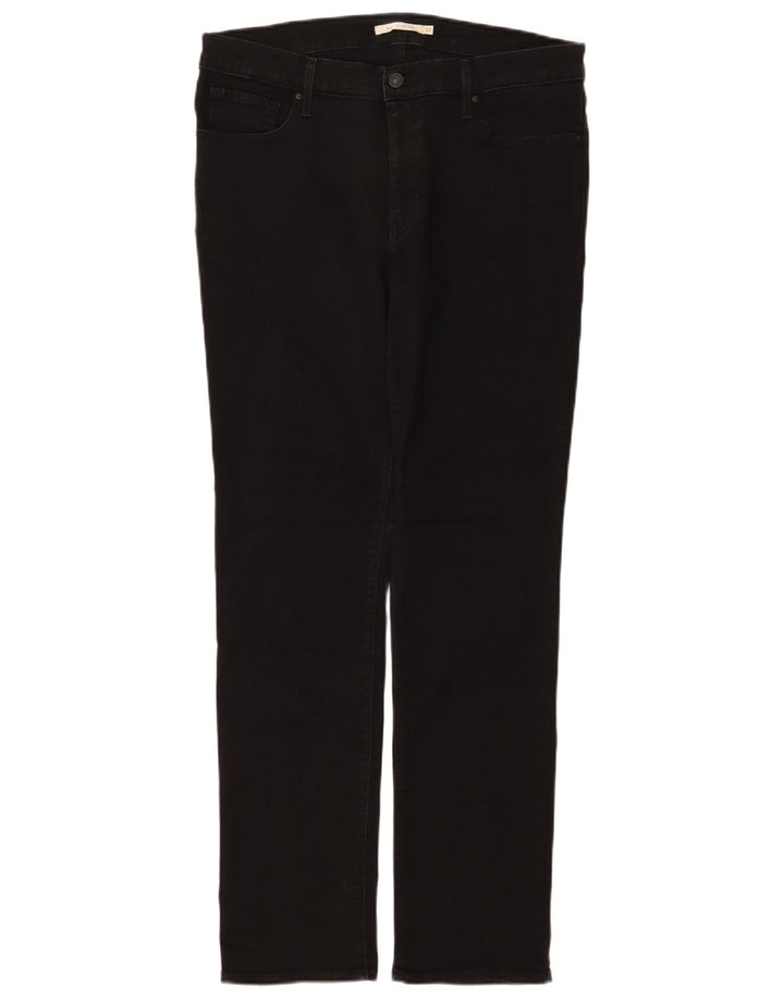 Damskie jeansy Levi's 312 Shaping W32 L32 Czarna bawełna