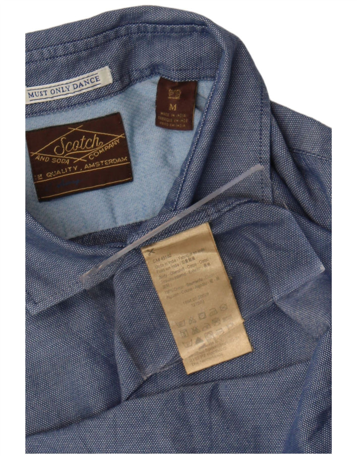 Koszula męska Scotch & Soda, bawełniana, w kolorze średnioniebieskim