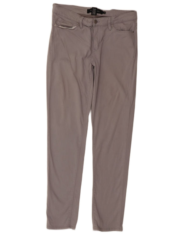 Damskie spodnie Skinny Casual Calvin Klein US 10 Medium W30 L31 Szara bawełna