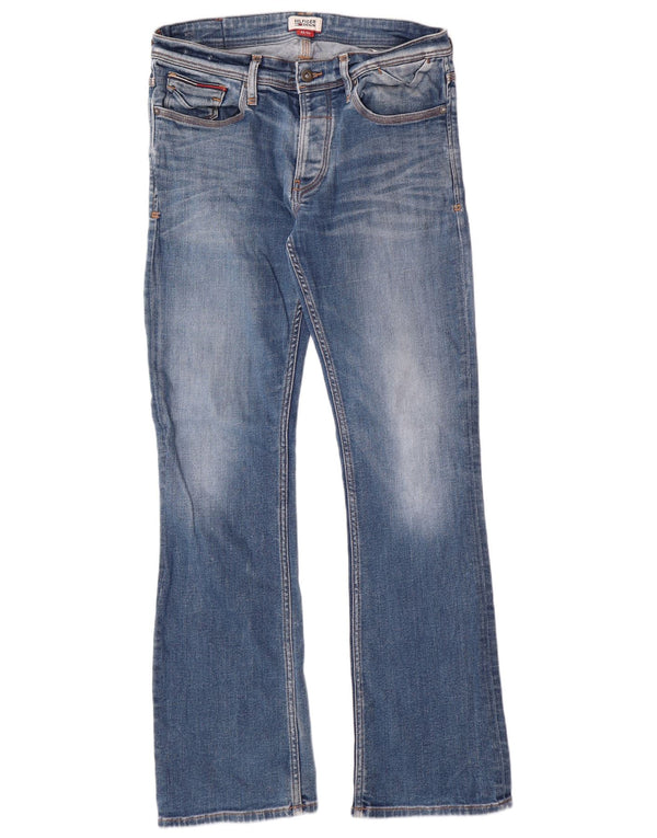 Męskie jeansy Bootcut TOMMY HILFIGER W32 L32 Niebieskie, bawełniane