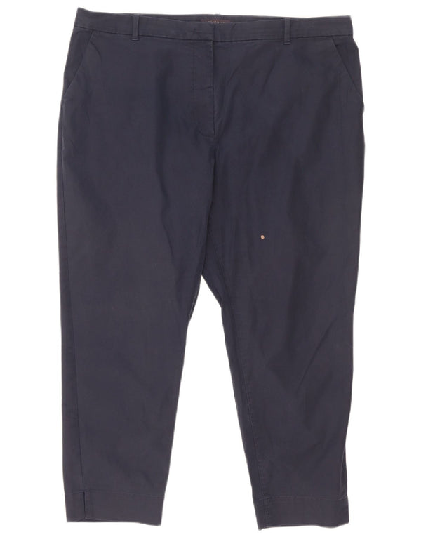 Spodnie Marks & Spencer Damskie Slim Fit UK 18 XL W38 L25 Granatowe