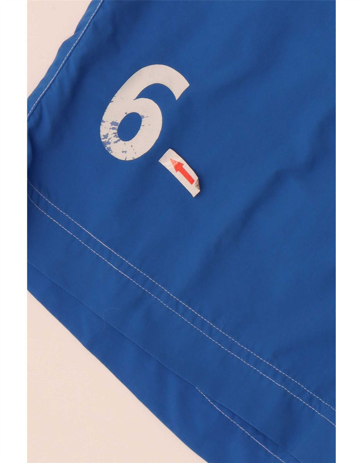 Męskie szorty Chino Asics XL W36 Niebieski poliamid z blokami kolorów