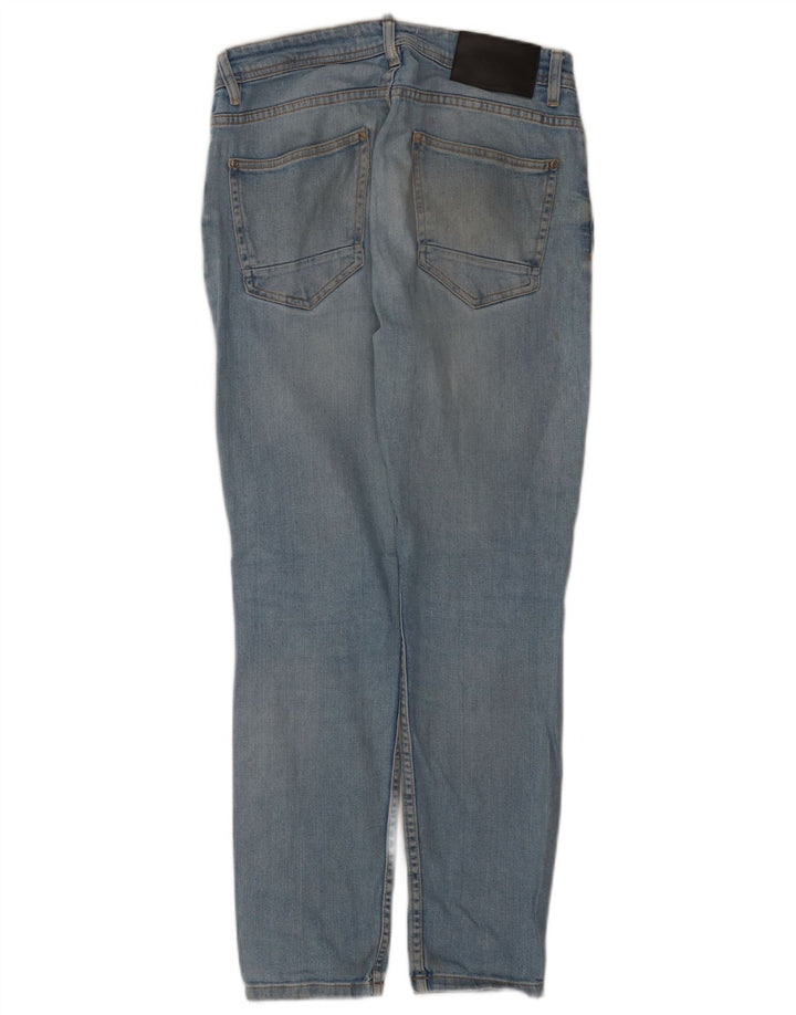 Męskie jeansy slim fit Zara EU 40 Medium W31 L30 Niebieskie bawełniane