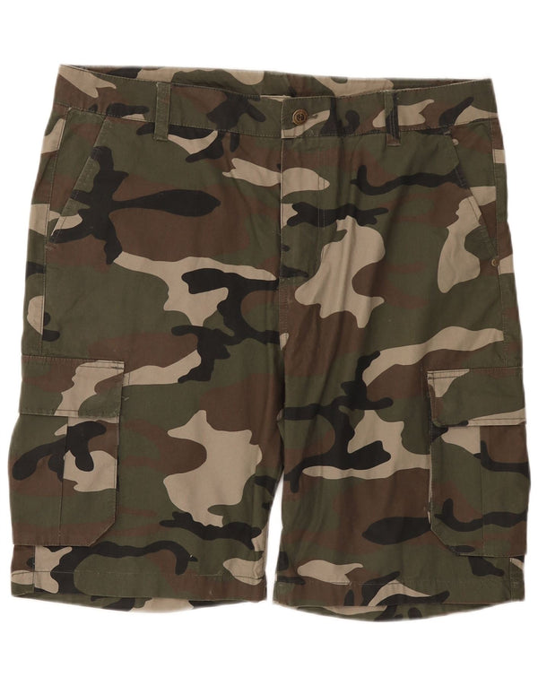 Męskie spodenki cargo Sneaker Freak 2XL W42 Khaki, bawełna w kamuflażu