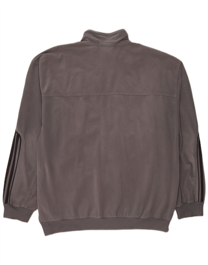 Adidas Męska bluza dresowa UK 48/50 XL Szary poliester