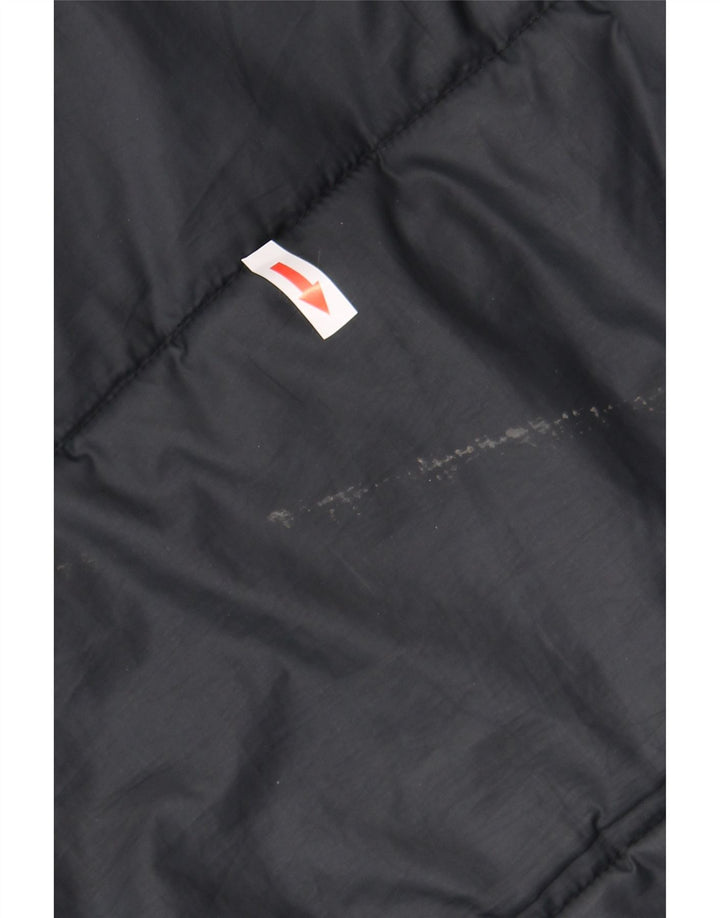 Damska wyściełana kurtka z kapturem i kapturem Nike UK 10, mała, czarna, poliestrowa