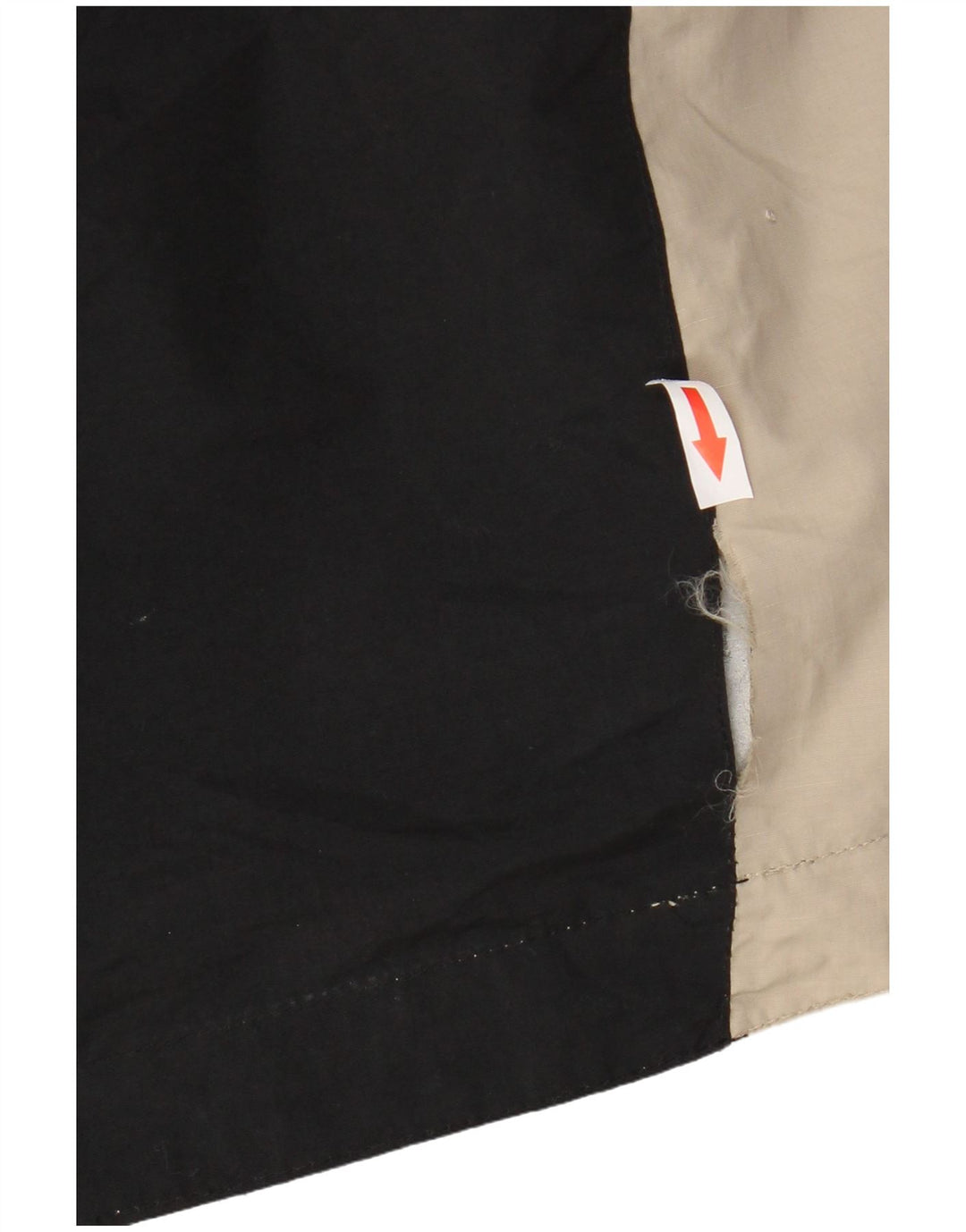 Męska kurtka wiatrówka KAPPA o luźnym kroju UK 40, duża, czarna, z blokami kolorów