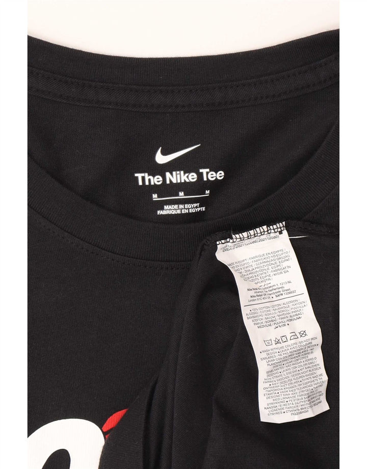 Męska koszulka golfowa Nike z grafiką, długim rękawem, średnia, granatowa, bawełniana